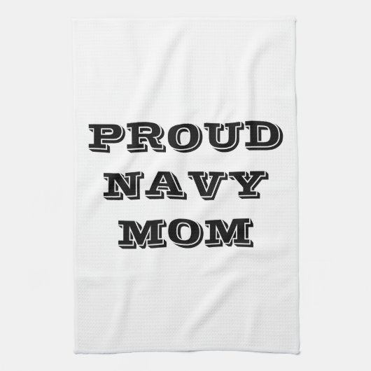 Kitchen Towel Proud Navy Mam Theedoek (Verticaal)