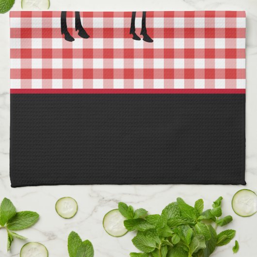 Kitchen Towel-Red Pset-Moose Theedoek (Gevouwen)