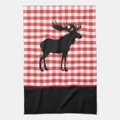 Kitchen Towel-Red Pset-Moose Theedoek (Verticaal)