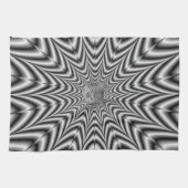 Kitchen Towel Super Nova in zwart-wit Theedoek (Horizontaal)