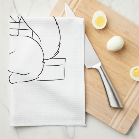 kitchen towel theedoek (Quarter Fold)