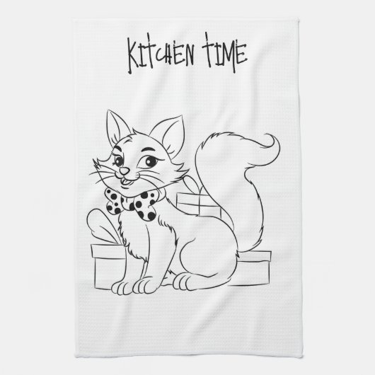 kitchen towel theedoek (Verticaal)