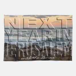 Kitchen Towel "Volgend Jaar Jerusalem Beach" Theedoek