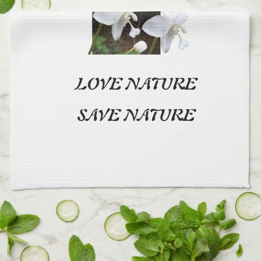 KITCHEN TOWEL VOOR NATUUR LOVER MET STROMEN THEEDOEK (Gevouwen)