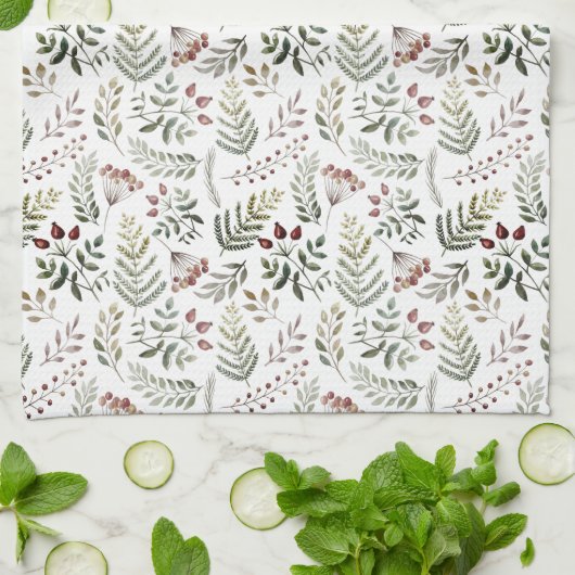 Kitchen Towel - Winter Pattern Theedoek (Gevouwen)