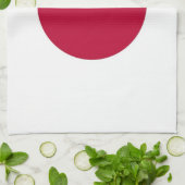 Kitchen towel with Flag of Japan Theedoek (Gevouwen)