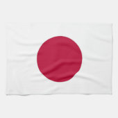 Kitchen towel with Flag of Japan Theedoek (Horizontaal)