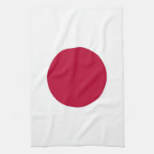 Kitchen towel with Flag of Japan Theedoek (Verticaal)