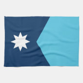 Kitchen towel with Flag of Minnesota, USA Theedoek (Horizontaal)