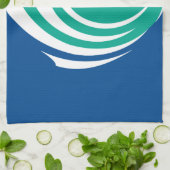 Kitchen towel with Flag of Ottawa, Canada Theedoek (Gevouwen)