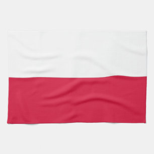 Kitchen towel with Flag of Poland Theedoek