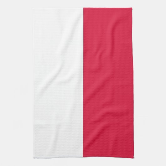 Kitchen towel with Flag of Poland Theedoek (Verticaal)