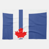 Kitchen towel with Flag of Toronto Theedoek (Horizontaal)