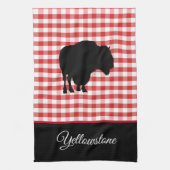 Kitchen Towel-Yellowstone Buffalo Theedoek (Verticaal)