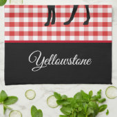 Kitchen Towel-Yellowstone Elk Theedoek (Gevouwen)