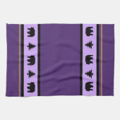 Kitchen Towel-Yellowstone Lodge 3 Beer en Bomen Theedoek (Horizontaal)