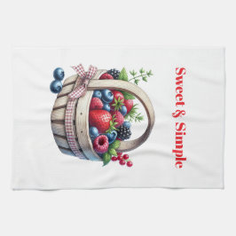 Kitchen Towels-Berry Basket Kitchen Towel Theedoek