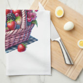 Kitchen Towels-Berry Basket Kitchen Towel Theedoek (Quarter Fold)