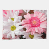 Kitchen Towels - Daisy Gerbera Flowers Theedoek (Horizontaal)