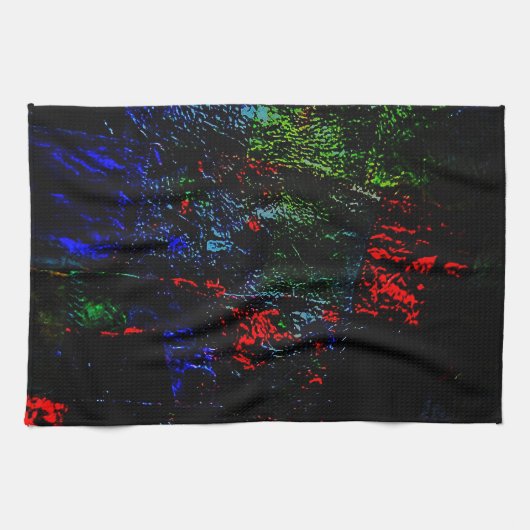 Kitchen towels dark mix color texture abstract theedoek (Horizontaal)
