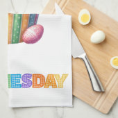 Kitchen Towels- Days Of The Week Kitchen Towel Set Theedoek (Quarter Fold)
