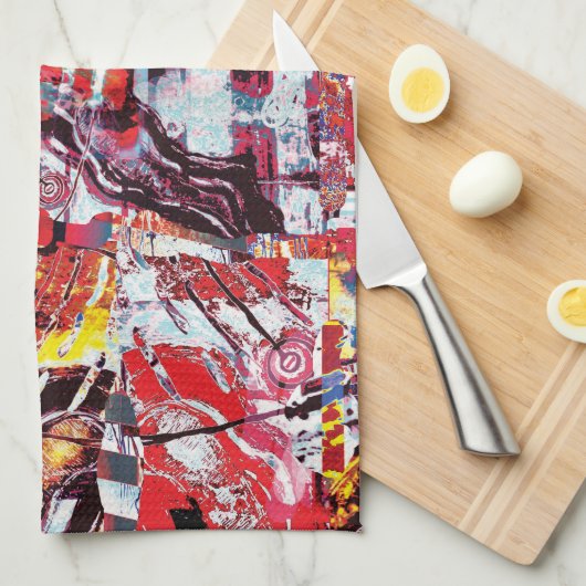 Kitchen Towels – Fragmented Pulse Theedoek (Quarter Fold)