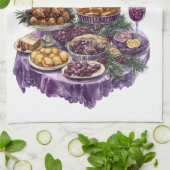 Kitchen Towels-Happy New Year Kitchen Towels Theedoek (Gevouwen)