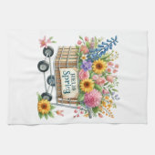 Kitchen Towels-Hello Spring Floral Kitchen Towels Theedoek (Horizontaal)