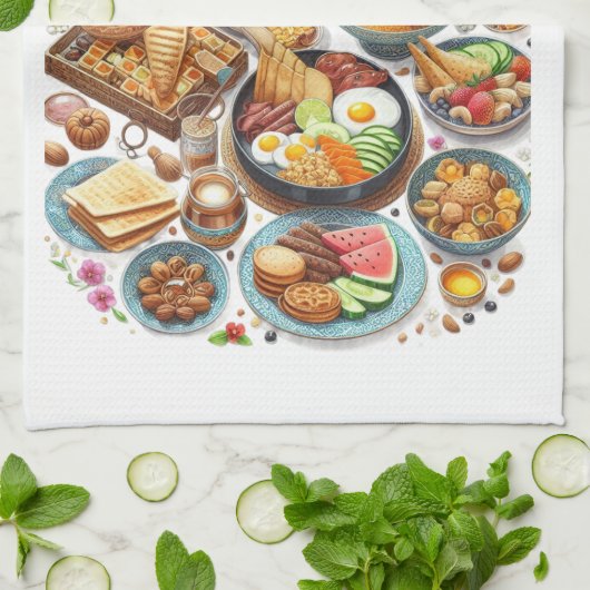 Kitchen Towels-Islamic Themed Kitchen Towel Theedoek (Gevouwen)