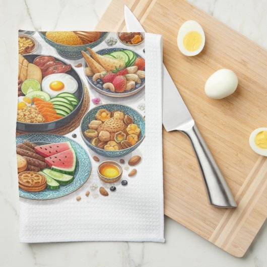 Kitchen Towels-Islamic Themed Kitchen Towel Theedoek (Quarter Fold)