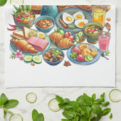Kitchen Towels-Islamic Themed Kitchen Towels Theedoek (Gevouwen)