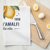 Kitchen Towels-Limoncello 1998 Costa d’Amalfi  Theedoek (Quarter Fold)