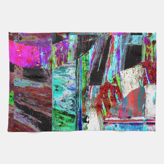 Kitchen Towels – Neon Pulse Theedoek (Horizontaal)