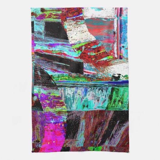 Kitchen Towels – Neon Pulse Theedoek (Verticaal)