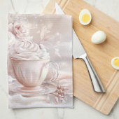 Kitchen Towels-Personalized Victorian Christmas Ki Theedoek (Quarter Fold)