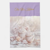 Kitchen Towels-Personalized Victorian Christmas Ki Theedoek (Verticaal)