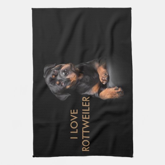 Kitchen Towl Rottweiler Theedoek (Verticaal)