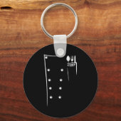 Kitchen Utensils Design Chef Culinary Outfit  Sleutelhanger (Voorkant)