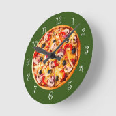 Kitchen Wall Clocks Pizza Theme Ronde Klok (Hoek)