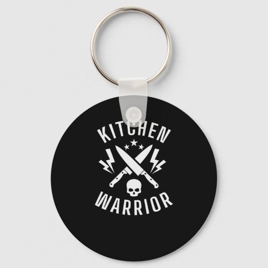 Kitchen Warrior Kochen Essen Küche Koch Sleutelhanger (Voorkant)