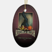 Kitchen Witch Keramisch Ornament (Links)