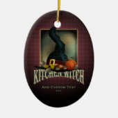 Kitchen Witch Keramisch Ornament (Voorkant)