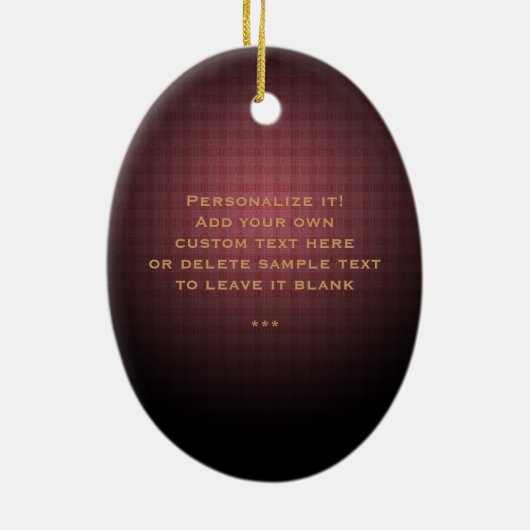 Kitchen Witch Keramisch Ornament (Achterkant)