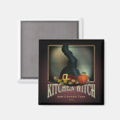 Kitchen Witch Magneet (Voorkant / Achterkant)