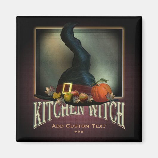Kitchen Witch Magneet (Voorkant)