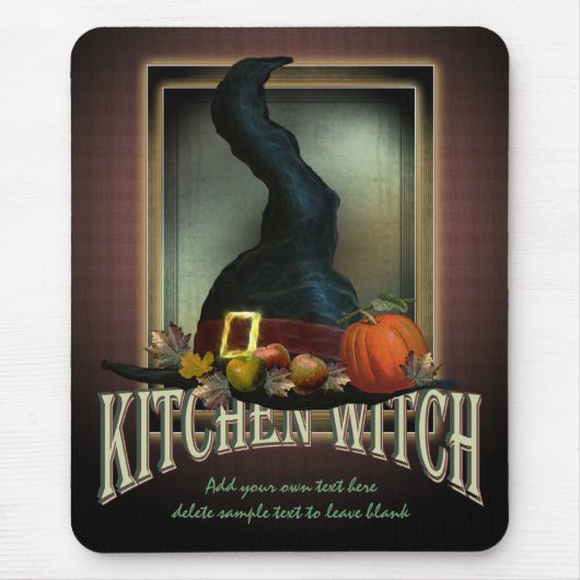 Kitchen Witch Muismat (Voorkant)