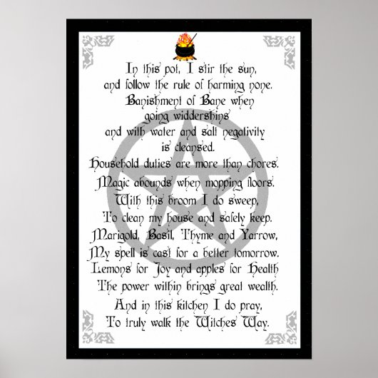 Kitchen Witch Poster (Voorkant)