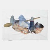 Kitchen Witch Riding Spoon Kitchen Towels Theedoek (Horizontaal)