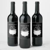 Kitchen Witch Wijn Etiket (Flessen)