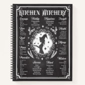 Kitchen Witchery Magic Knowledge Chart Notitieboek (Voorkant)